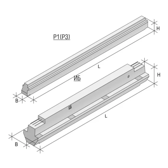 Ригель железобетонный Р7-6-1С