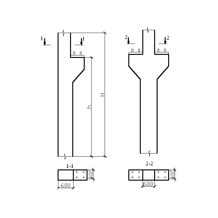Колонна железобетонная 11к 96-12
